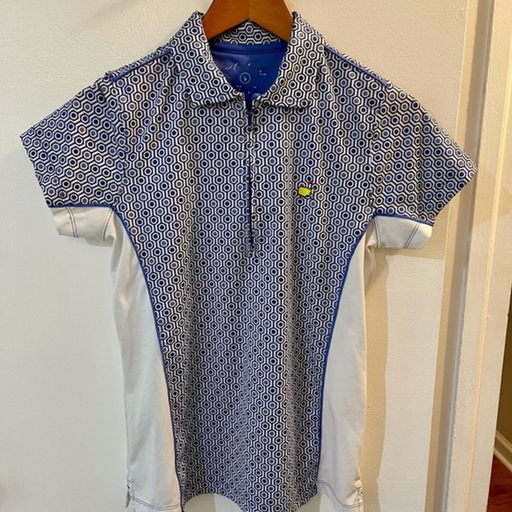 Magnolia Lane Tech Women’s Master’s Short Sleeve 3/4 Zip Polo Size S LIKE NEW